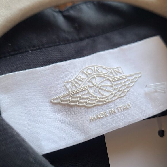 NEW Jordan Nike Air Long Sleeve Snap Button Shirt Jacket Medium Cotton $590 - Picture 6 of 13